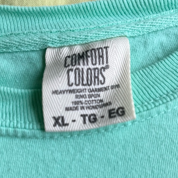 NWT custom Disney shirt with embroidery on the front pocket! Comfort color brand - Picture 3 of 3